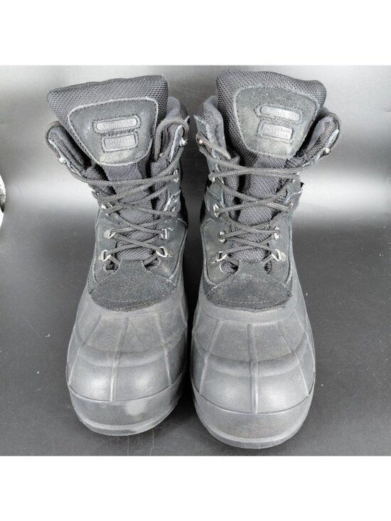 Kamik Boots Mens Size 10 Black Suede Waterproof Insulated Snow Shoes Winter Warm main image 6